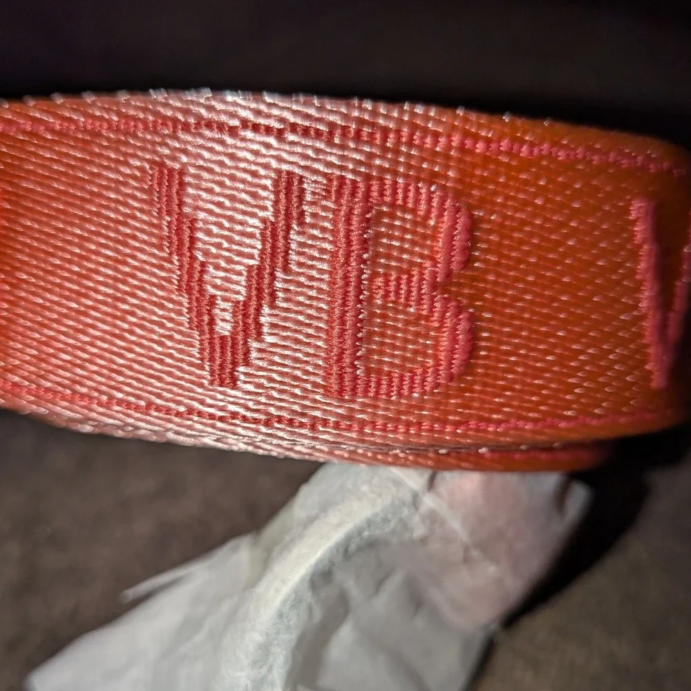Vera Bradley Webbing Lanyard Sun Washed Tropical Pink Logo 28561-V77 NWT